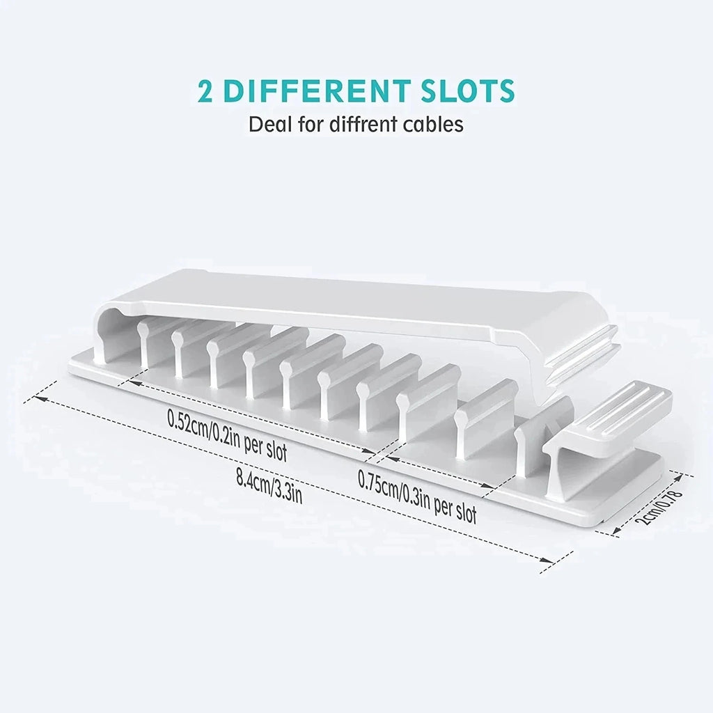 Self-Adhesive Cable Organizer Wire Tie Cable Clamp Clips Holder Clamp Management Car GPS Data Decorative Cord Winder Manager
