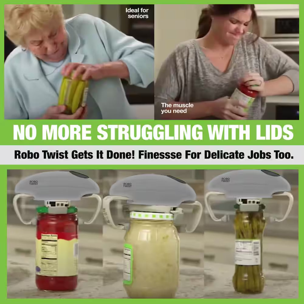 Robo Twist Hands-Free Electric Automatic Jar Opener