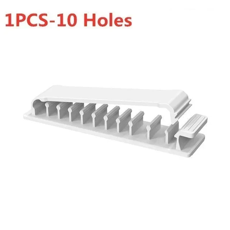 Self-Adhesive Cable Organizer Wire Tie Cable Clamp Clips Holder Clamp Management Car GPS Data Decorative Cord Winder Manager